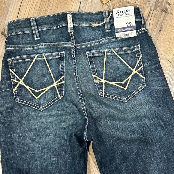 R.E.A.L. Mid Rise Stretch Icon Stackable Straight Leg Jean - Picture 3 of 5